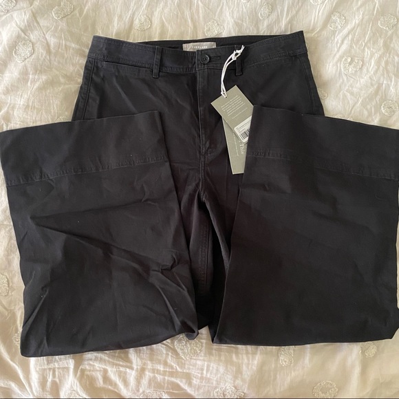 NWT everlane lightweight wide leg cropped chino - Picture 4 of 7